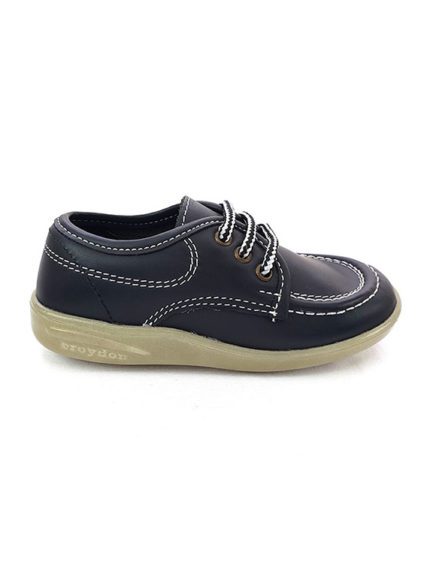 Zapato Colegial Bachiller Unisex Negro - Croydon - 2603-2