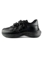Zapato Colegial Negro Velcro Titino - 5346-2