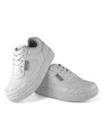 Tenis Colegiales Blancos Cordon Titinos - 4985-1