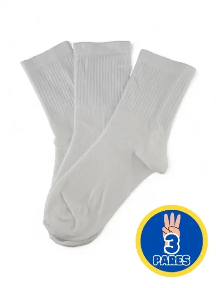 Media Caña Corta Escolar Blanco Titinos - 5212-1