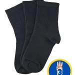 Media Caña Corta Escolar Negro Titinos - 5212-2