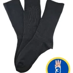 Media Caña Larga Escolar Negro Titinos X3