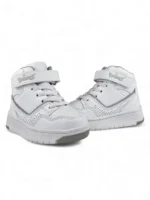 Botin Escolar Cordon Velcro Blanco Titinos - 6336-1