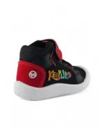 Tenis Bota Niño Velcro Negro Bubblegummers - 6320-32