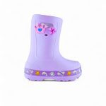 Bota de lluvia para niña en EVA liviana color lila, impermeable y cómoda - Titinos Ref 6849-141