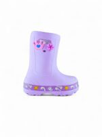 Bota de lluvia para niña en EVA liviana color lila, impermeable y cómoda - Titinos Ref 6849-141