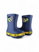 Bota de lluvia para niño en EVA liviana azul, impermeable y cómoda - Titinos Ref 6849-853