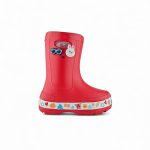 Bota de lluvia para niño en EVA liviana color rojo, impermeable y cómoda - Titinos Ref 6849-140