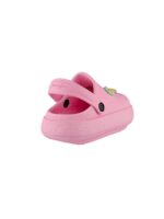 Chancla tipo sueco para niño en color rosado con orificios de ventilación y correa trasera - Titinos Ref 6783-15
