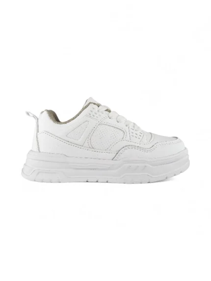 tenis escolar blanco con cordón para niño o niña marca Titinos