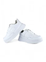 tenis escolar blanco con cordón para niño o niña marca Titinos