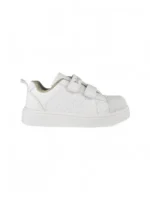 tenis escolar blanco para niño o niña con velcro marca Titinos