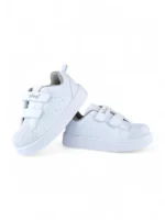 tenis escolar blanco para niño o niña con velcro marca Titinos