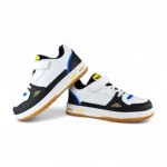 tenis para niño en color blanco con negro, cierre en velcro, referencia 6943-126 marca Titinos