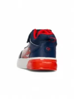 Tenis tipo bota Cars Azul para niño con diseño deportivo, ilustraciones del personaje y suela antideslizante marca Titinos referencia 7102-10.