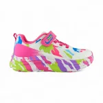 Tenis deportivos multicolor para niña con diseño vibrante y suela liviana marca Titinos referencia 7145-475.