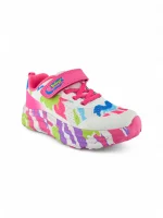 Tenis deportivos multicolor para niña con diseño vibrante y suela liviana marca Titinos referencia 7145-475.
