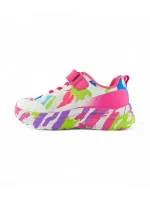 Tenis deportivos multicolor para niña con diseño vibrante y suela liviana marca Titinos referencia 7145-475.