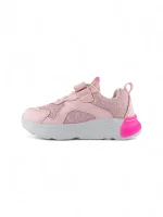 Tenis para niña con diseño de unicornio, luces integradas y suela antideslizante marca Titinos referencia 7140-15.