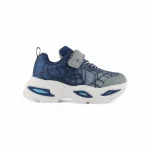 Tenis Niño Deportivo Telaraña en color azul con diseño inspirado en telarañas, suela antideslizante y ajuste cómodo marca Titinos referencia 7146-132.