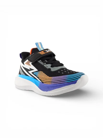 Tenis deportivos negros para niño con diseño moderno, suela antideslizante y ajuste cómodo marca Titinos referencia 7192-2.